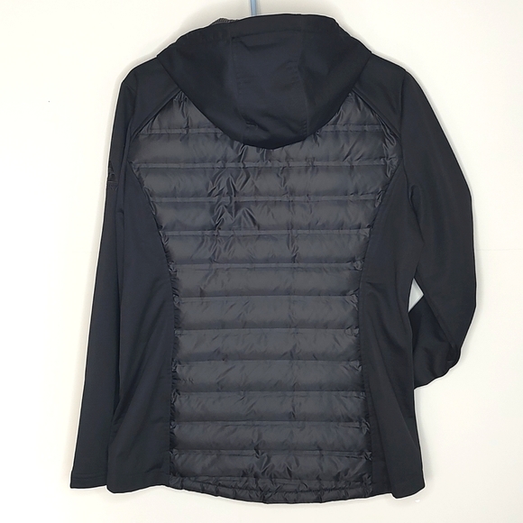 Gerry light puffer hybrid soft shell jacket Medium black - Picture 2 of 8
